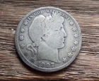 1907-O  U.S. silver Barber Half Dollar