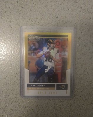 2017 Score #167 Jared Goff Gold Zone #/50