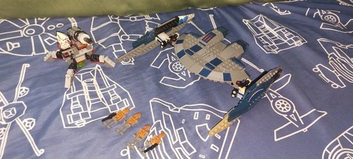 LEGO Star Wars: Hyena Droid Bomber 8016 Incomplete Set Parts (READ DESCRIPTION)