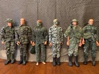 GI Joe 12" Hasbro 6 Action Figures US Army Tiger CAMO Lot, Vintage 1996 & later