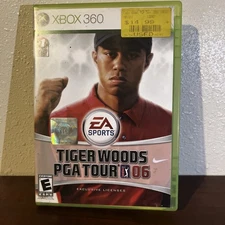 Tiger Woods PGA Tour 06(Xbox 360)- Cib. Moderate Scratches. Tested Working