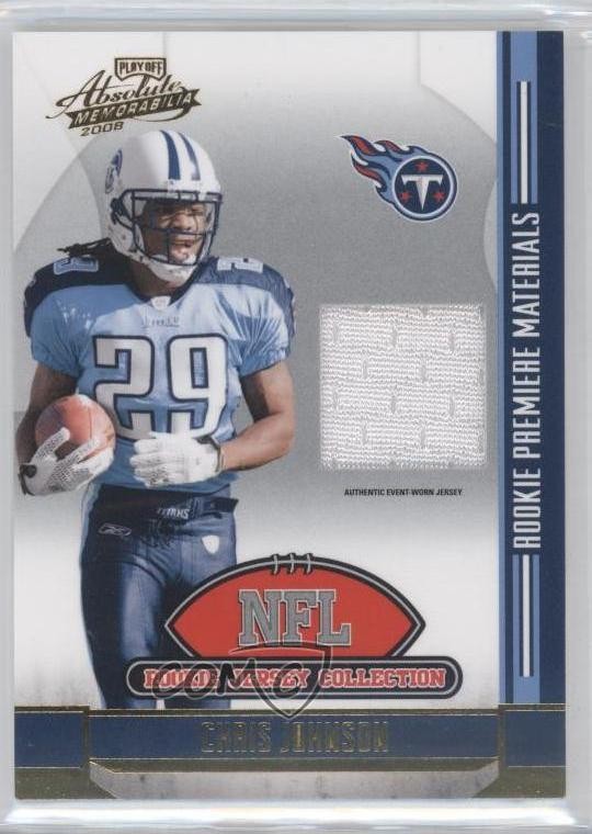 2008 Playoff Absolute Memorabilia Chris Johnson #2 RC 0i0