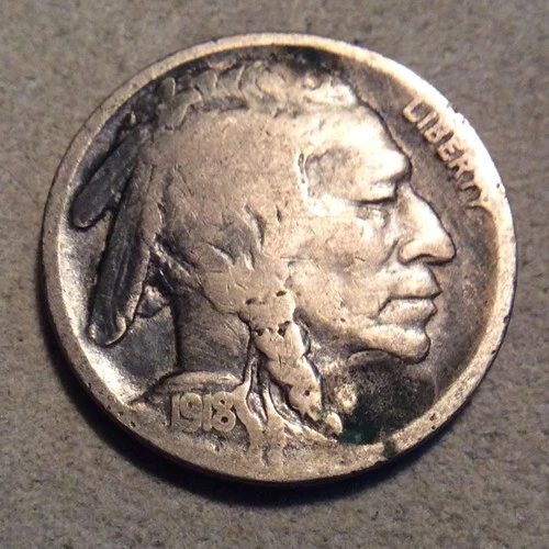 New Listing1918-S BUFFALO NICKEL  E-24 YOU GRADE FREE SHIPPING