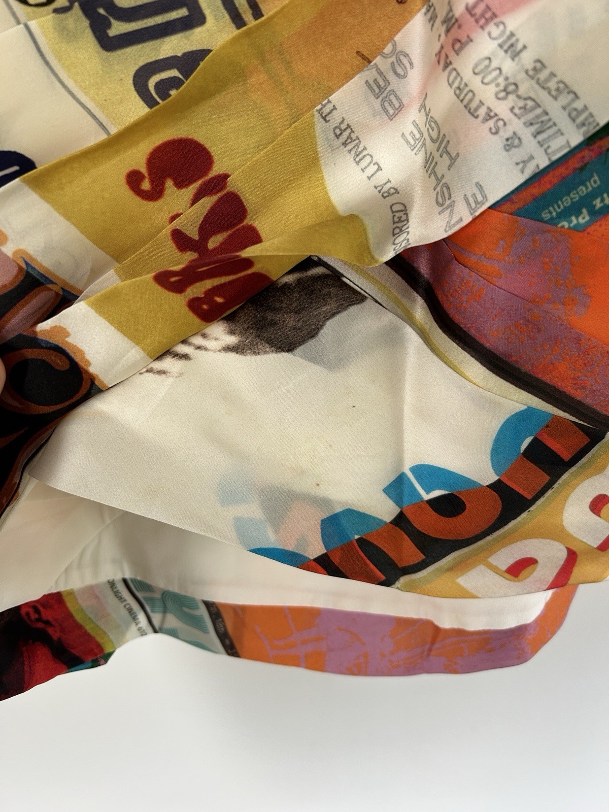 Zimmermann Silk Wrap Pattern Poster Print Mini Sk… - image 15