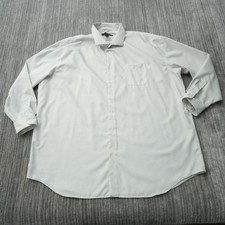 Pronto Uomo Shirt Men Button Up White Non Iron Classic Fit Cotton 20 36/37 Tall
