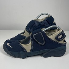Nike Rift Split Toe Sandals Men's Navy Blue 'Dark Obsidian' Size 9 Rare Vintage