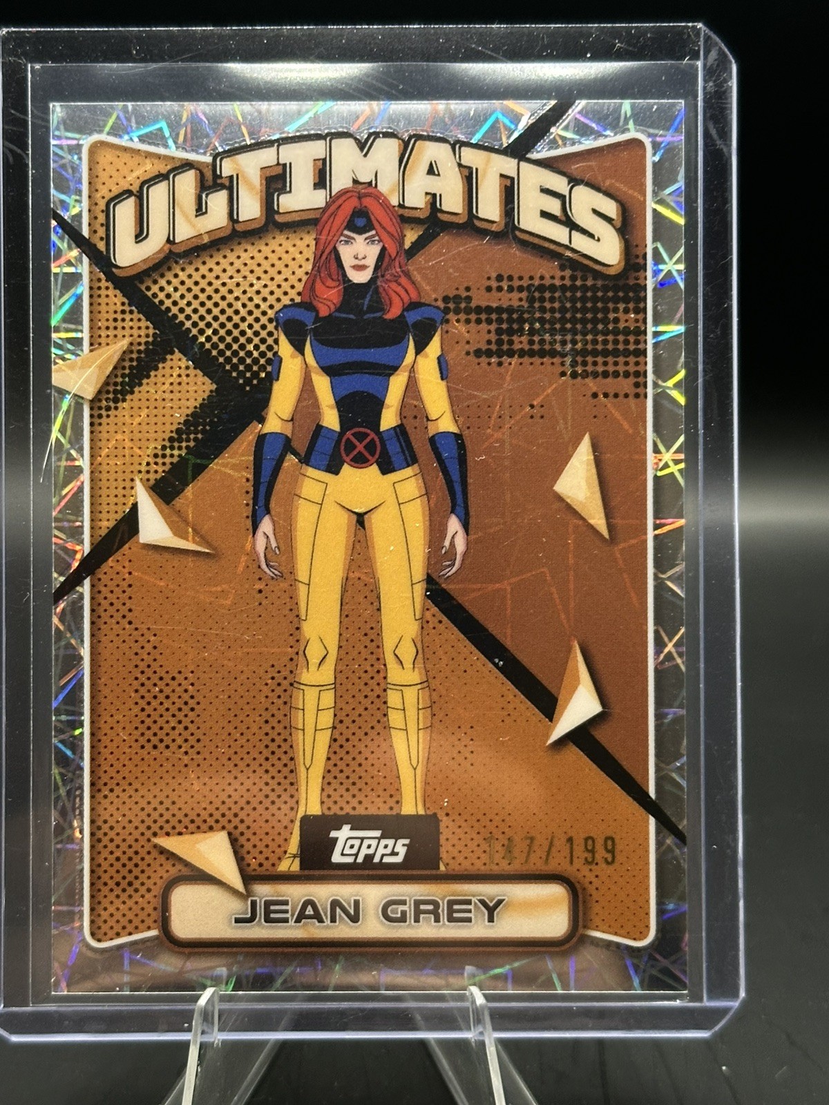 2025 Topps Finest X-Men '97 #2 JEAN GREY LASER REFRACTOR #d /199 ULTIMATES