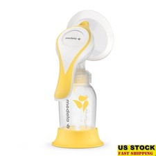 Lightweight Manual Breast Pump Portable 2-Phase Includes Bottle Accessories US