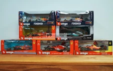 Bburago 1:18 Formula Diecast Cars F1 - In Stock, Free Shipping! 7 Varieties