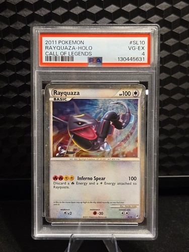 Rayquaza graded PSA 4 for sale on eBay