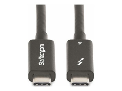 StarTechcom 6ft Thunderbolt 4 Cable 40Gbps 100W Cable A40G2MB-TB4-CABLE