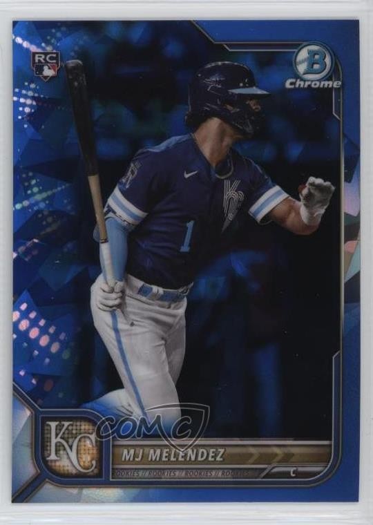 2022 Bowman Chrome Sapphire Edition MJ Melendez #25 13dp