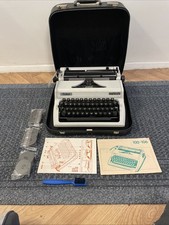 Vintage Erika Robotron Model 105 Manual Typewriter and Case - Working - Read