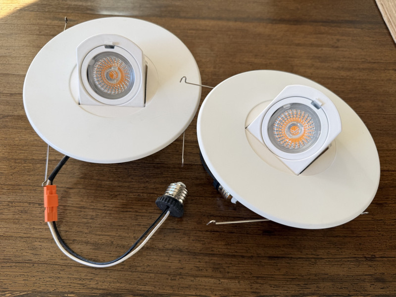 Elco EL69727 6" Integrated LED Adjustable Recessed Trim - 800-950 Lumens 2700 K