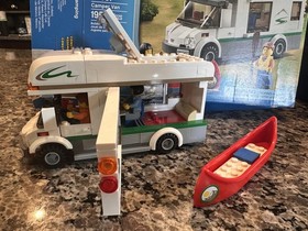 LEGO 60057 City Camper Van 100% Complete with Instructions, Mini Figures, & Box