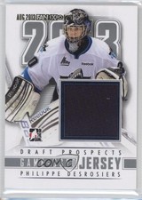 2013 ITG Draft Prospects Silver Jersey Fan Expo 1/1 Philippe Desrosiers 2a8