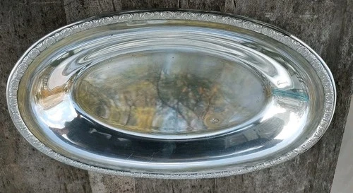 Prelude International Sterling Silver J 57 Oval Serving Tray Dish 10 Ounces