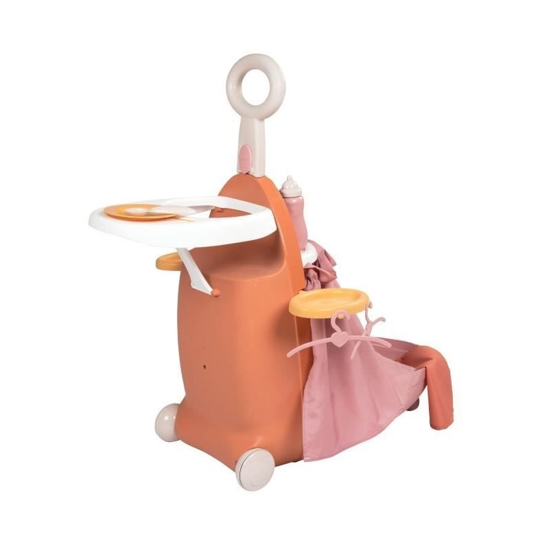 Valise nurserie 3 en 1 SMOBY gain de place pour chambre d'enfant