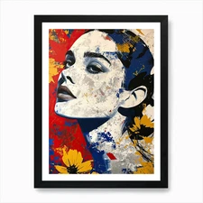 Flashy Fantasy, Pop Art Art Print Framed Wall Art Poster Canvas Print Picture