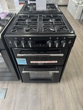 Belling Gas Double Oven Cooker In Black - A Rated ￼