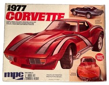 Mpc 1977 Corvette 120 Model Kit Sealed B244 Mpc 1977 Corvette 120 Model Kit Sealed B244