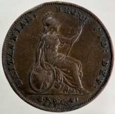 1853 Victoria Farthing Coin | Very High Grade