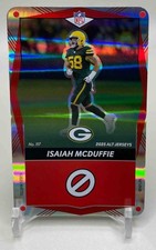 2025 Uno Elite Alt Jerseys Isaiah McDuffie Red Foil #117 Packers