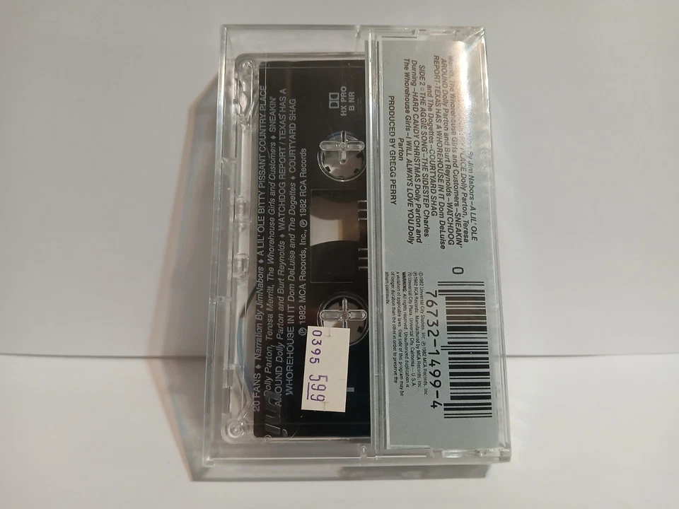 The Best Little Whorehouse In Texas Movie Soundtrack Cassette New MCA 1982 - Image 2 of 4