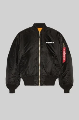 ATEEZ Official Break The Wall Tour Black A2 Bomber Jacket K-Pop
