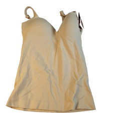 Shapermint Essentials Sweetheart Built-In Bra Shaper Cami Nude Womens Size L New
