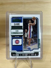 2023-24 Panini Contenders - Cade Cunningham #20 Game Ticket Green