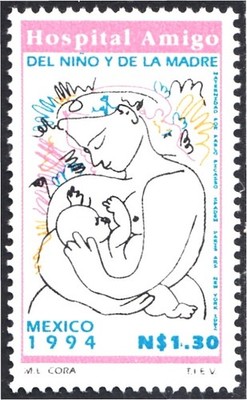 México 1532 1994 Hospital amigo del niño y de la madre MNH