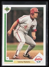 1991 Upper Deck Baseball #267 Lenny Dykstra - Philadelphia Phillies