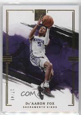2022-23 Panini Impeccable Gold 17/49 De'Aaron Fox #91 hs9