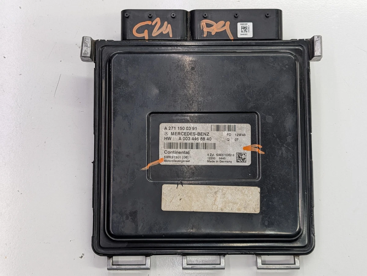 と互換性がある メルセデス C250 E250 SLK250 1.8L M271 ECU ECM エンジンコンピュータ制御モジュール  中古】9667323480 車エンジンコンピュータエンジン制御モジュール、プジョーと互換性あり、301 206 207 と互換性がある メルセデス C250 E250 SLK250 1.8L M271 ECU ECM エンジンコンピュータ制御モジュール
