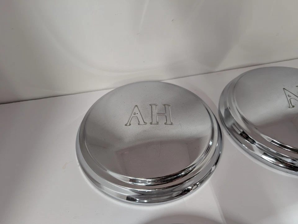 (4) Vintage 1959 1960 1961 1962 Austin Healey Sprite Dog Dish Hubcaps  - Image 2 of 4