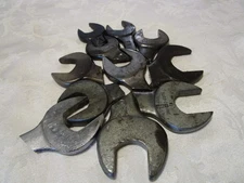 Vintage Metal Steampunk Wall Art 11 open-end wrenches cutoffs Handcrafted 9" W