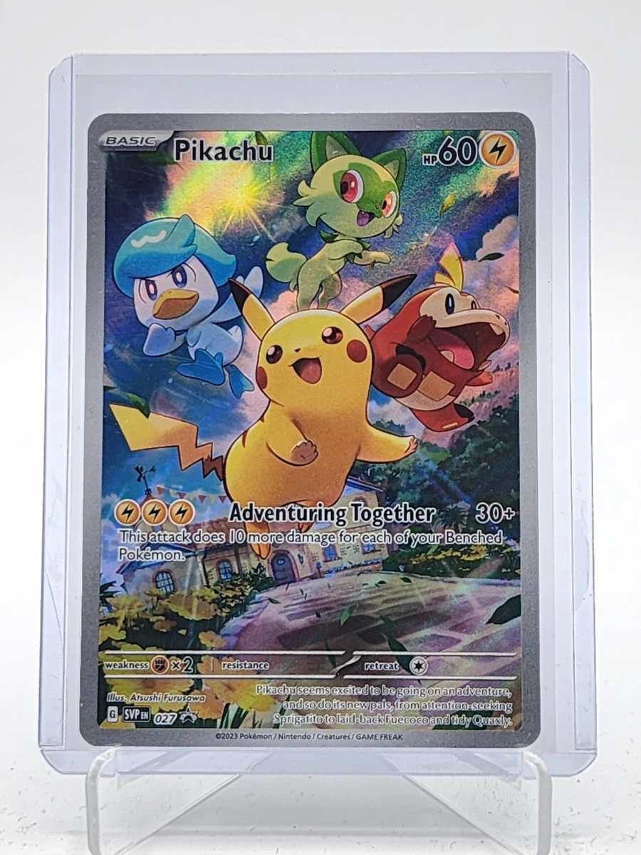 Pikachu 027 Sv: Scarlet & Violet Promo Cards for sale | eBay