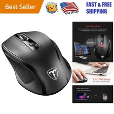 Long Battery Life Wireless Mouse with Adjustable DPI for Enhanced Productivity