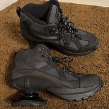 Z-CoiL Hiker Boots Mens 10 Work Blue Black Orthopedic Comfort Spring Heel