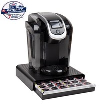 Single Serve Coffee Pod Drawer,Countertop Organizer, 12.75"L x 13"W x 3"H, Black