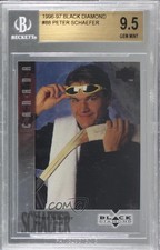 1996-97 Black Diamond Single Diamonds Peter Schaefer #88 BGS 9.5 GEM MINT 0c3