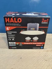 Cooper CJB6099FS1EMWR 2in1 Installation 6" White Canless Down Light 960 Lumen