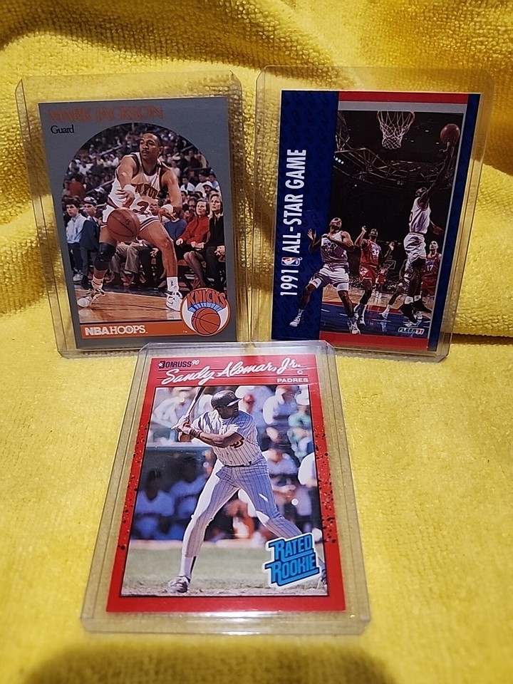 💥MARK JACKSON 1990 Hoops 205 Menendez Brothers Lot of 4 total cards