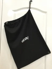 Large Handbag Shoe Dust Bag Black Drawstring 19X24 Inch Clothing Travel F50