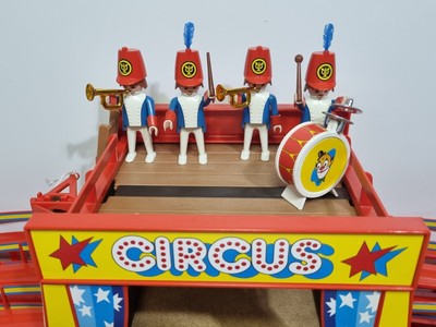 Playmobil 3553 - Gradin N°2 Et Accessoires Pour Cirque - Vintage, Bon état - OCCASION