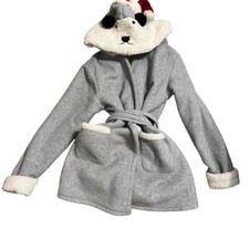 Fleece Heavy Weight Womens Robe Holiday