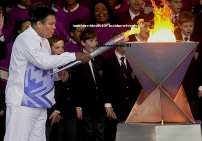Muhammad Ali Photo 8.5x11 Olympics Lighting Opening Ceremony Olympic Games