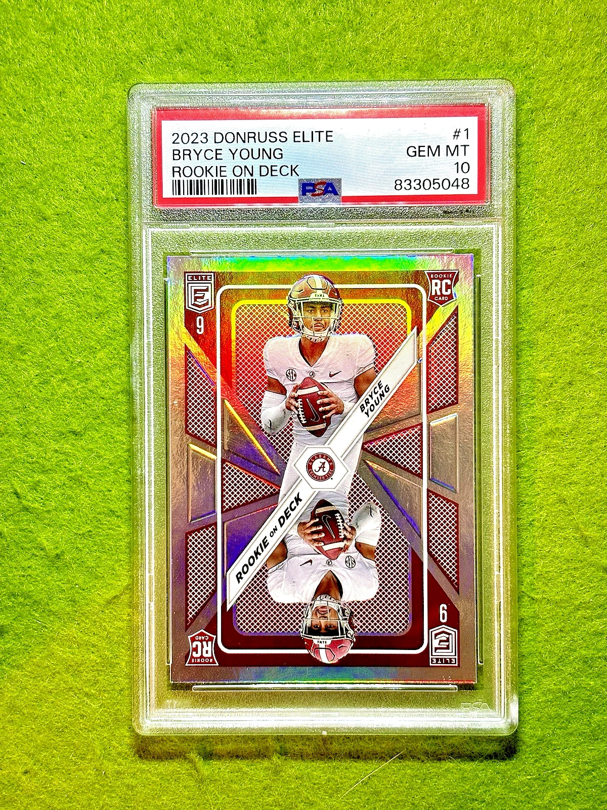 Bryce Young Panini Donruss Elite Rookie on Deck #1 Base