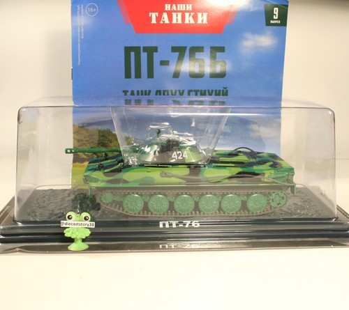1:43 Desant Panzer PT-76 B Militar Modimio Magazin №9 USSR russian Tank - Picture 4 of 6